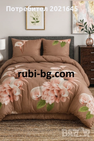 Спален комплект с олекотена завивка , снимка 4 - Спално бельо - 53001896