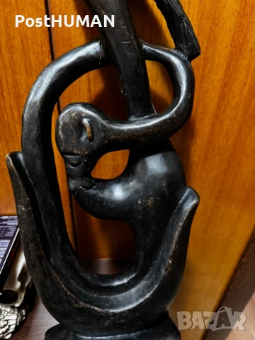 Африканска статуетка, снимка 2 - Статуетки - 51072249