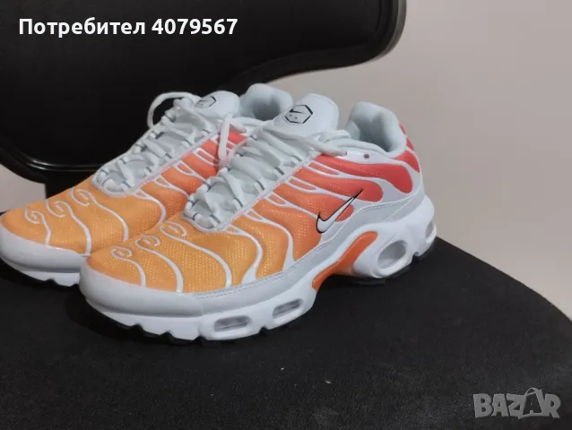 Nike Air TN Оранжеви Мъжки Обувки Спортни, снимка 3 - Маратонки - 47232334