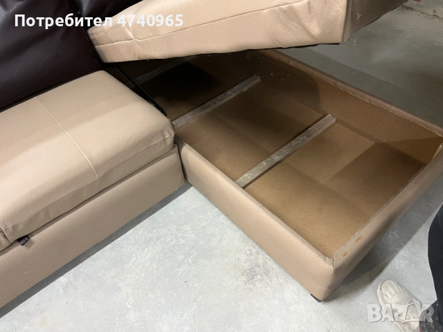 Кожен разтегателен диван, снимка 7 - Дивани и мека мебел - 53802602