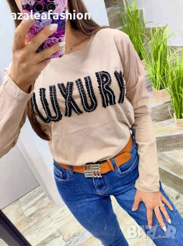 Дамска блуза Luxury, снимка 4 - Блузи с дълъг ръкав и пуловери - 51746295