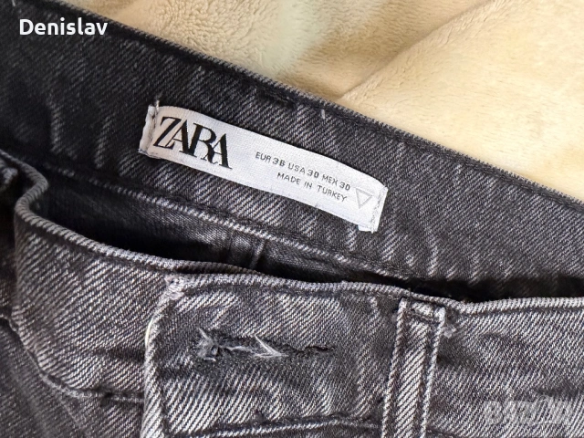 Черни дънки Zara , снимка 3 - Дънки - 53593149