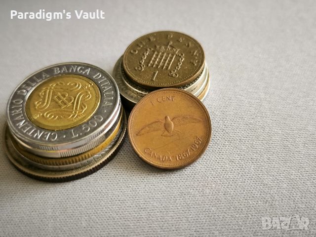 Монета - Канада - 1 цент (юбилейна) | 1967г.