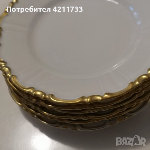 6 стилни чении порцелан с позлата НОВО, снимка 6 - Сервизи - 52867254