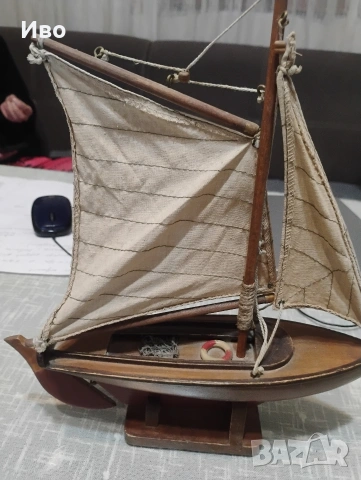 дървени кораби - 3 броя, снимка 2 - Антикварни и старинни предмети - 53660837