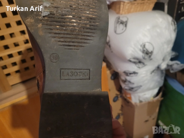 Дамски боти от естествена кожа , снимка 5 - Дамски боти - 52331426