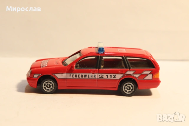1:64?? HONGWELL MERCEDES BENZ E ПОЖАРНА КОЛИЧКА МОДЕЛ