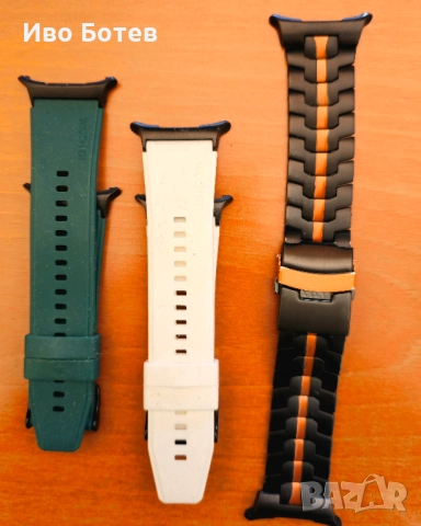 ТИТАНИЕВА и две силиконови верижки за Samsung Galaxy Watch Ultra 47mm