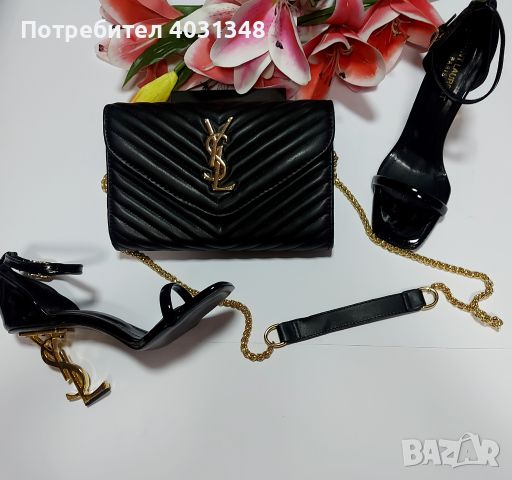 Дамски обувки с ток YSL, снимка 1 - Дамски обувки на ток - 46055602