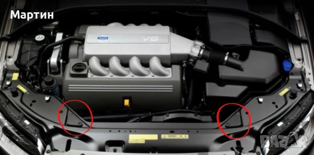 Държач за радиатор Volvo V70/XC70/S80, снимка 4 - Части - 54298313