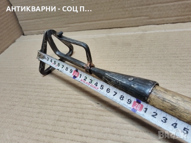 Стар Кован Инструмент За Жигосване На Добитък / НОМЕР 1780., снимка 10 - Антикварни и старинни предмети - 54001975