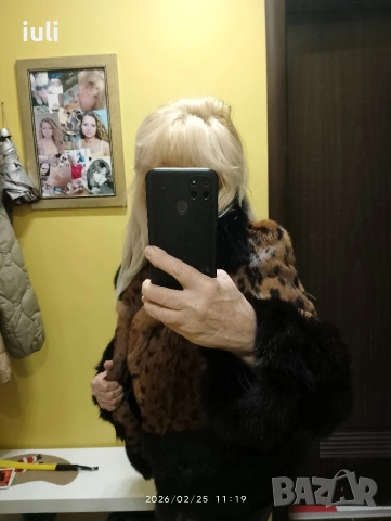 палтенцето е от естествен косъм , снимка 8 - Палта, манта - 53616953