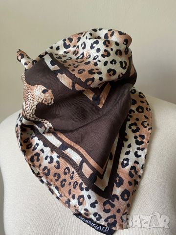 Леопардов шал Passigatti, кърпа за глава, снимка 4 - Шалове - 44773088