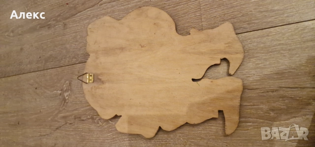 Винтидж Дървен Дядо Коледа– Норвегия. 31см/ 24см, снимка 3 - Статуетки - 52435746