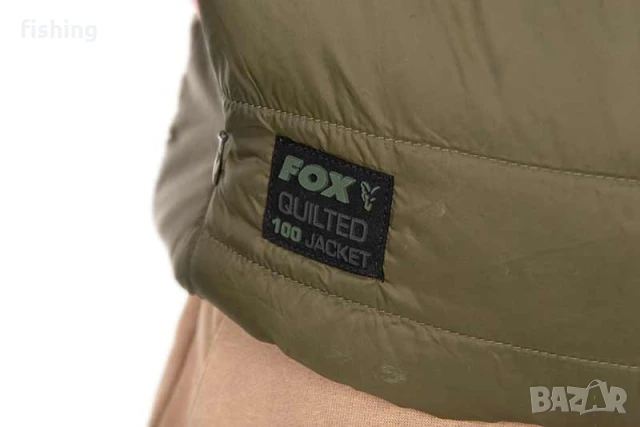 Елек Fox Olive Quilted 100 Gilet, снимка 3 - Екипировка - 50594483