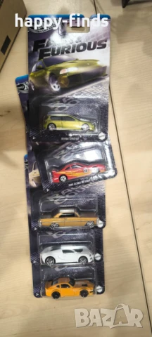 Hot Wheels Fast end Fourious     set, снимка 1