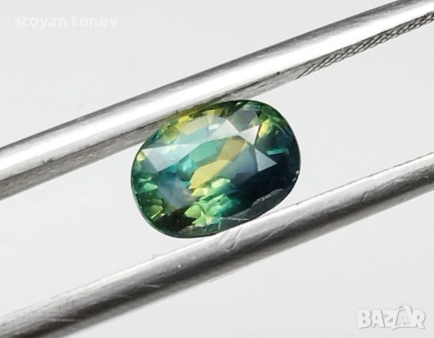 Рядък ненагряван многоцветен сапфир 1,41 карата! Сертификат!, снимка 10 - Други - 54197078