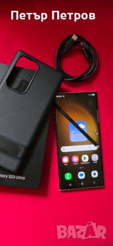 Samsung Galaxy S23 Ultra 256GB Cream-Неразличим от нов!