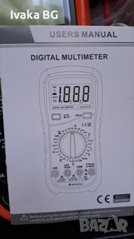 Цифров мултимер/Мултицет PM64, PEAKMETER, снимка 5 - Друга електроника - 44957134