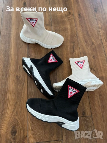 Guess Дамски Маратонки Тип Чорап🔝Дамски Спортни Обувки Тип Чорап Гес - 2 Налични Цвята Код S121