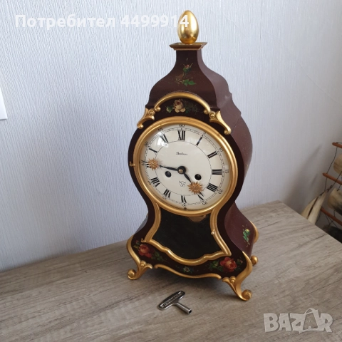 ВИНТИДЖ КАМИНЕН ЧАСОВНИК BUCHERER, снимка 8 - Антикварни и старинни предмети - 51732211