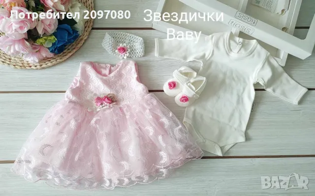 Нови Кошници за изписване и Рокли , снимка 6 - Комплекти за бебе - 36222431