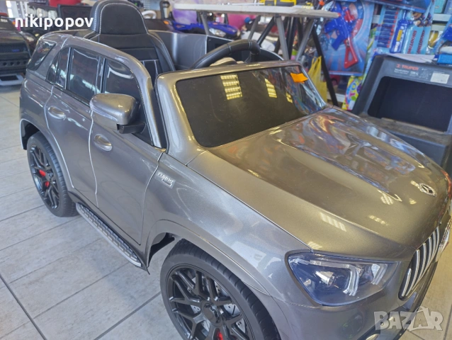 MERCEDES акумулаторен джип M CLASS сив, снимка 2 - Други - 53849630