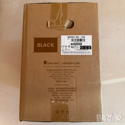 Jonsplus Z20, Micro-ATX, Черна, снимка 4 - Захранвания и кутии - 52367060
