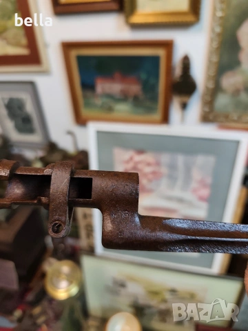 Рядък колекционерски руски иглен щик за „Мосин-Наган“, обр. 1891 год., снимка 13 - Антикварни и старинни предмети - 53535410