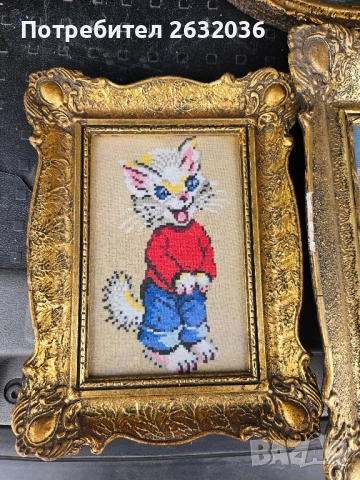 Продавам три стари гоблени, снимка 2 - Антикварни и старинни предмети - 51846047