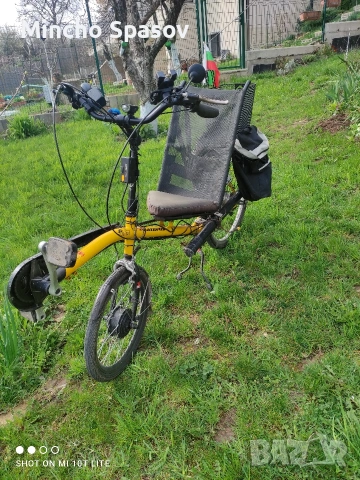 Легнал електрически велосипед Batavus relax 4 all. 350 Вата. батерия 10 аh Отличен, комфортен., снимка 5 - Велосипеди - 54187274