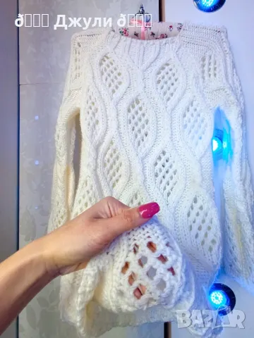 Разкошна рокля/ туника от кашмир 🤍🩷, снимка 9 - Рокли - 49304750