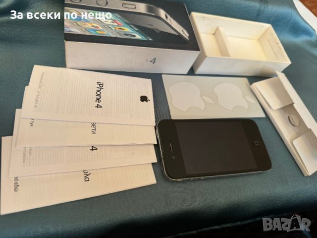 	Iphone 4 , 32GB ОТКЛЮЧЕН , айфон 4 + КУТИЯ, снимка 5 - Apple iPhone - 46809789