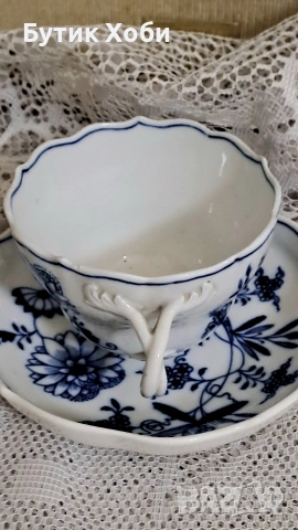 Магията на Майсен - ,,Син лук / Zwiebelmuster,,, снимка 6 - Антикварни и старинни предмети - 53957243