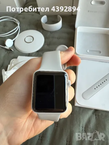 Apple Watch White Ceramic Series 2, снимка 8 - Друга електроника - 49492346