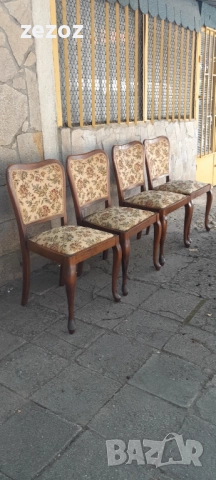 Столове трапезни-4бр.№021, снимка 2 - Столове - 52613884