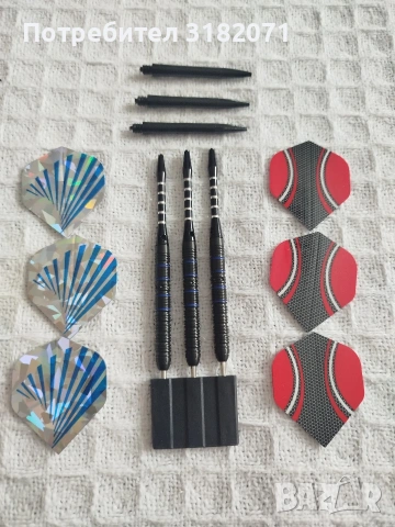 90% tungsten,22гр. професионални стрели за дартс, снимка 2 - Други спортове - 53208634