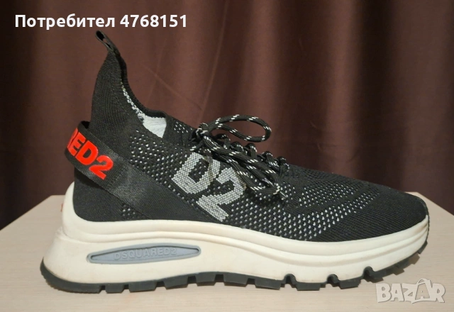 Черни обувки DQ2 (Dsquared2), снимка 5 - Други - 53870496
