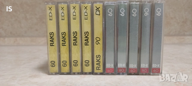 Аудио касети RAKS - 10 броя , снимка 3 - Аудио касети - 53472526