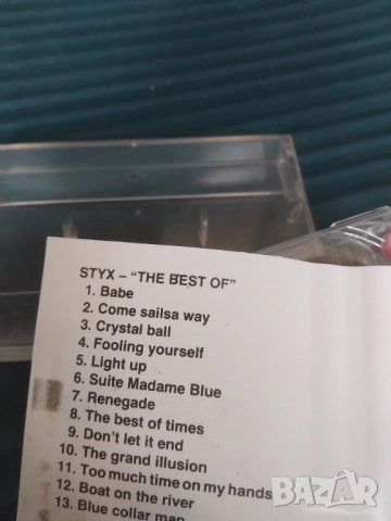 Styx – Best Of - аудио касета музика, снимка 2 - Аудио касети - 51969035