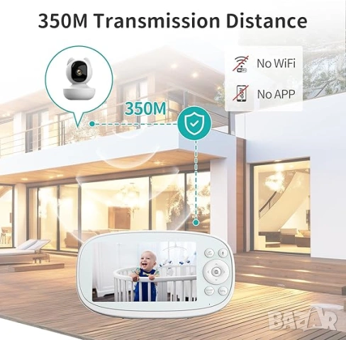 НОВ Бебефон 5,5 инча дисплей , снимка 2 - Бебефони - 53537732