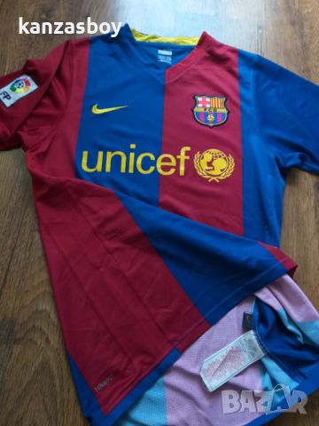 NIKE BARCELONA 2006 2007 HOME FOOTBALL SHIRT - мъжка футболна тениска С, снимка 5 - Тениски - 45439162