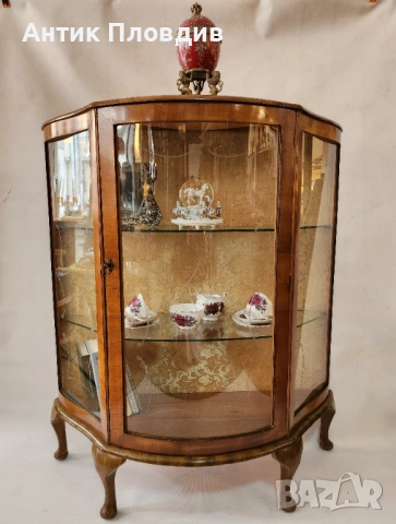 Класическа английска витрина, снимка 11 - Секции и витрини - 53720352