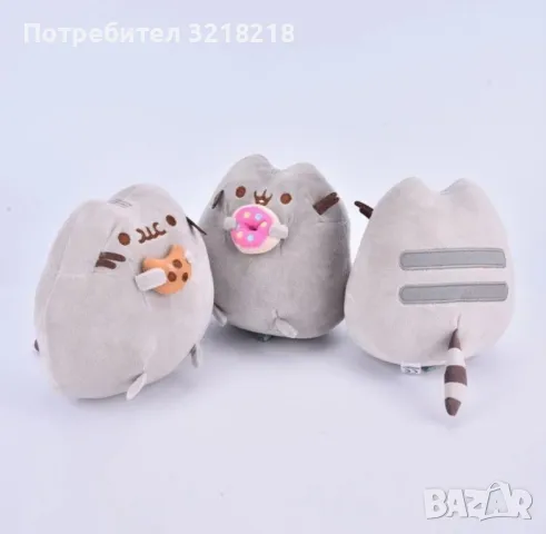 Фейсбук емотиконка Pusheen котка декорация за дома., снимка 2 - Плюшени играчки - 50435524