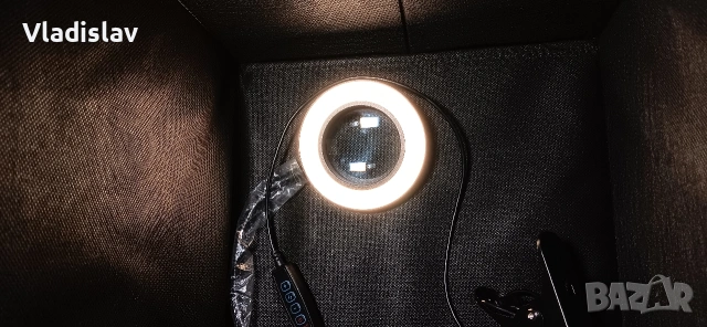 LED настолна гъвкава лампа с щипка, снимка 6 - Лед осветление - 53452794