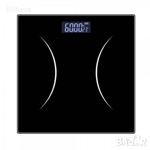 Кантар за тегло дигитален,батерии 2хААА, LCDекран, 180кг., черен, звезди, бял мрамор, снимка 3 - Друга електроника - 52843089