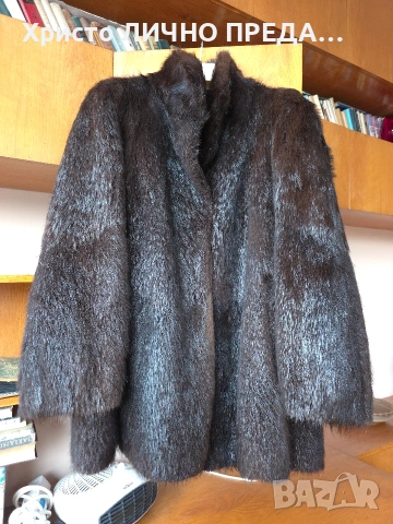 Дамско луксозно палто естествен косъм, снимка 2 - Палта, манта - 53398870