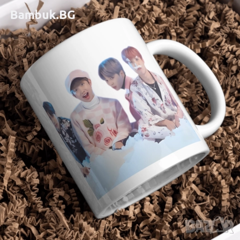 Чаша “BTS Clouds”, снимка 5 - Чаши - 52576983