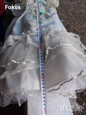 ГОЛЯМА СТАРА УНИКАЛНА КОЛЕКЦИОНЕРСКА ПОРЦЕЛАНОВА КУКЛА МАРКА, снимка 6 - Антикварни и старинни предмети - 52335520