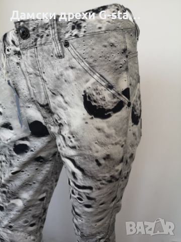 Дамски панталон G-Star RAW® 5622 3D MID BOYFRIEND COJ WMN BLACK BULLIT AO, размери W26 и 30  /272/, снимка 3 - Панталони - 46352082